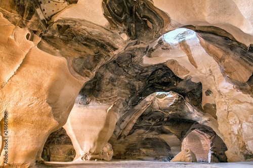 Bell Cave At Beit Guvrin Maresha national park background