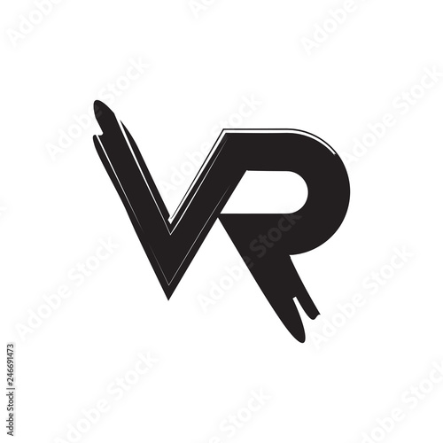 VR Letter Logo Design