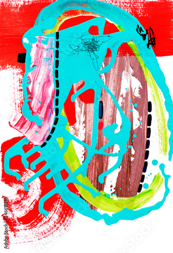 original digital art composition, contemporary modern background