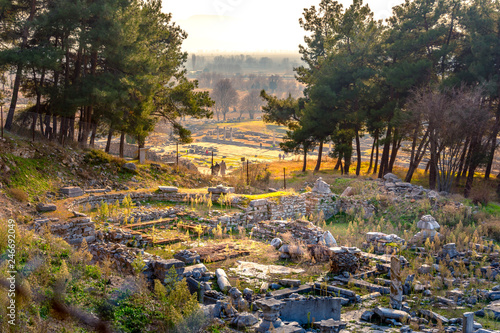 Ruins of the ancient city of Philippi, Eastern Macedonia and Thrace, Greece