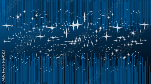 Linien und Sterne, Universum, Hintergrund