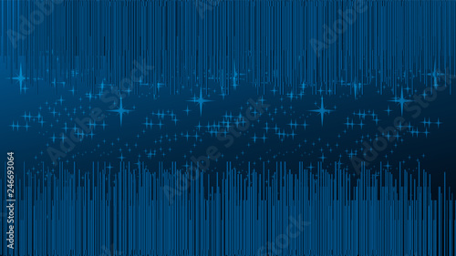 Linien und Sterne, Universum, Technologie, Hintergrund