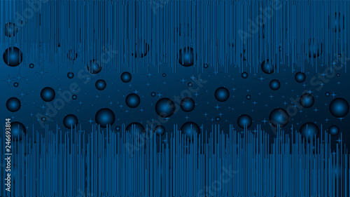 Linien und Kugeln, Universum, Technologie, Hintergrund