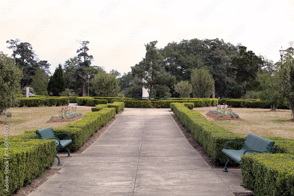 A Walk In A Monumental Garden 