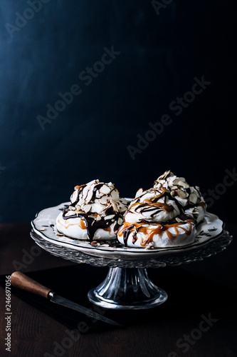 Wallpaper Mural Salted caramel and chocolate pavlovas Torontodigital.ca