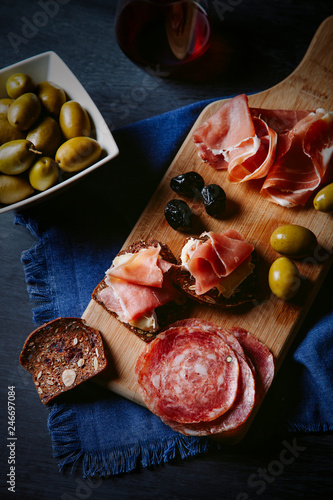 Wallpaper Mural Charcuterie with olives Torontodigital.ca