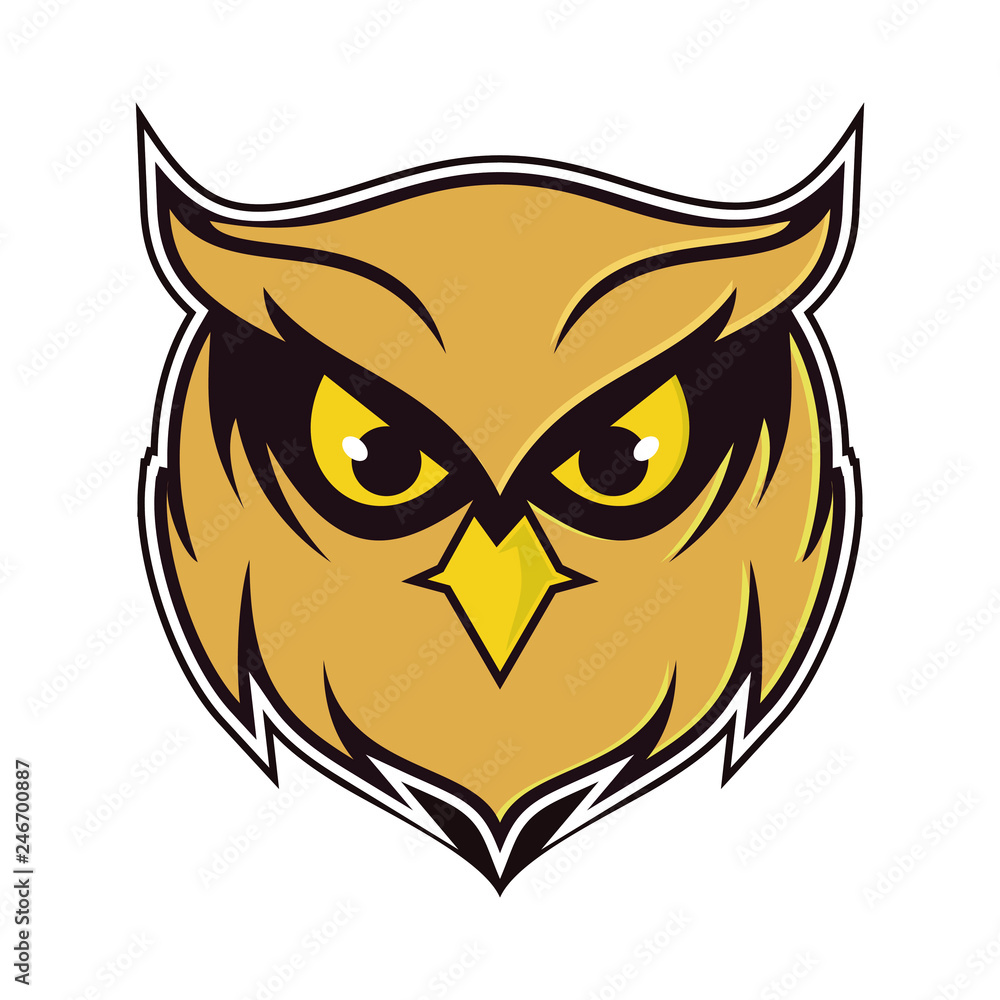 logo owl vector