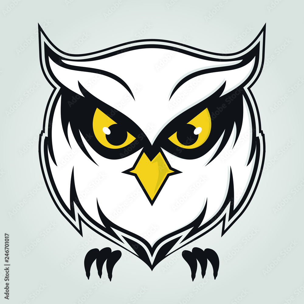 logo owl vector