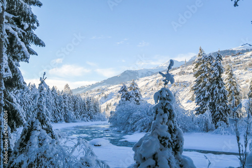Winter wonderland in Switzerland