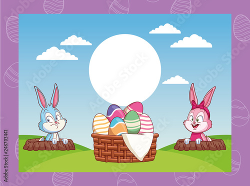 happy easter cartoons
