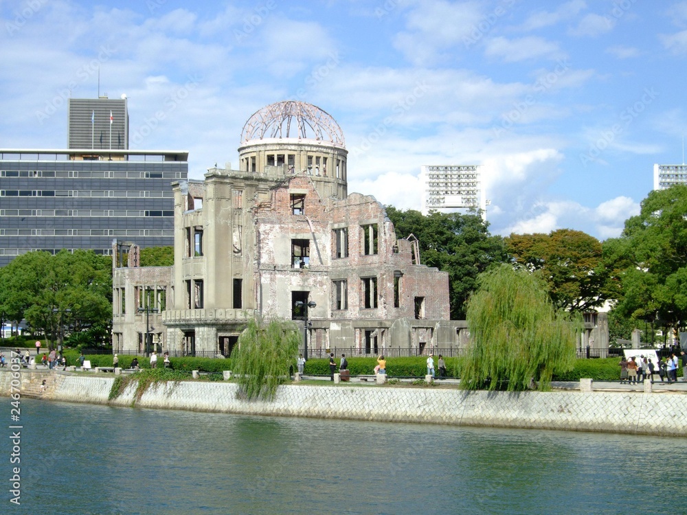 日本・広島の原爆ドーム