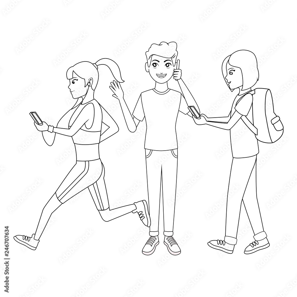 group of friends cartoon group of friends cartoon