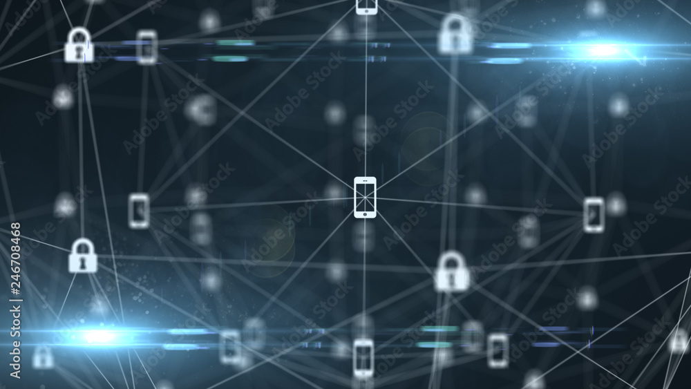 Network data security in cloud computing Internet of things IOT conceptual Network data security in cloud computing Internet of things IOT conceptual