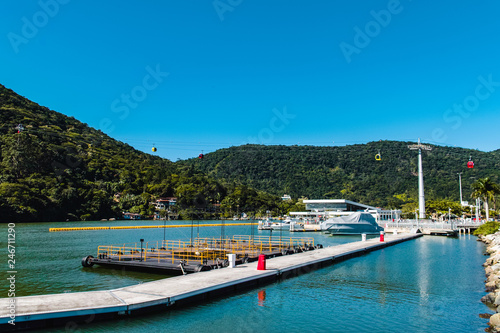 Molhe da Barra Sul in Balneario Camboriu, Santa Catarina, Brazil photo