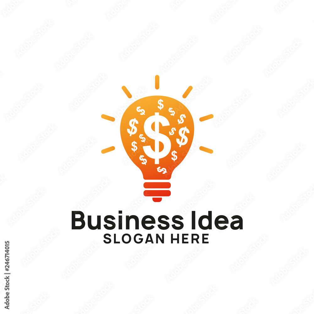 creative business idea logo design template. bulb icon symbol design creative business idea logo design template. bulb icon symbol design