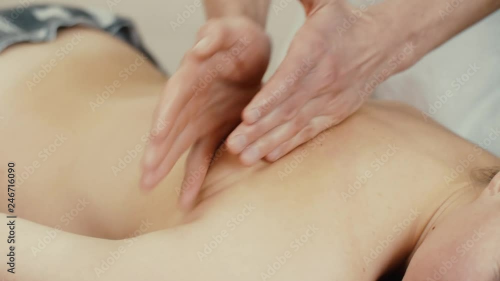 Massage of a woman Massage of a woman