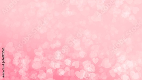 Pink color background on valentine day © NARANAT STUDIO