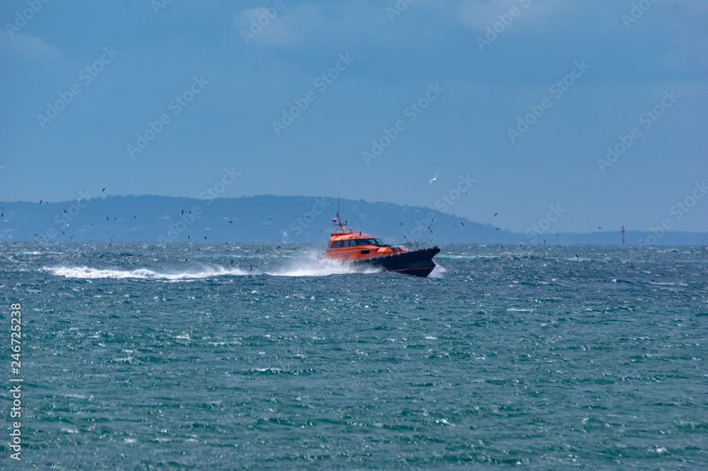 Pilot Boat At Speed 