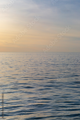 Evening Sky over the Ocean