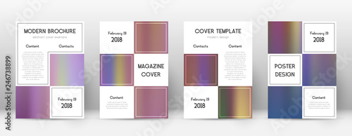 Flyer layout. Business terrific template for Broch