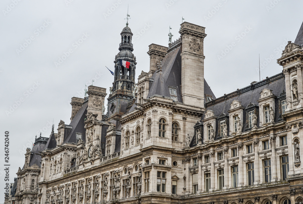 Old buildings in Paris, France