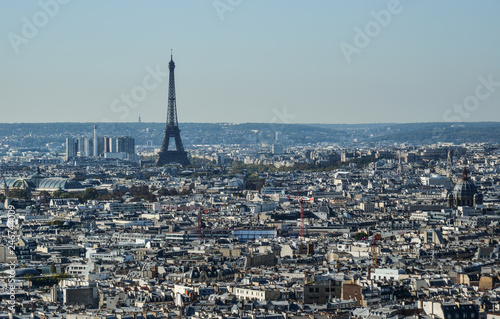 Aerial view of Paris, France