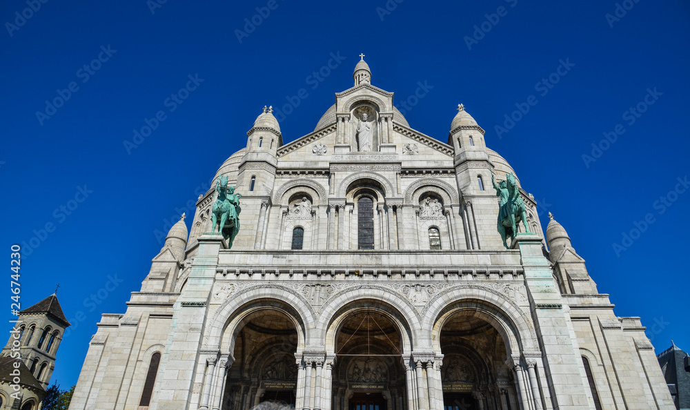 Basilica of the Sacre Coeur in Paris, France