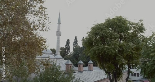 Istanbul Besiktas Seaside Sinan Pasa Mosque Aerial View 3 photo