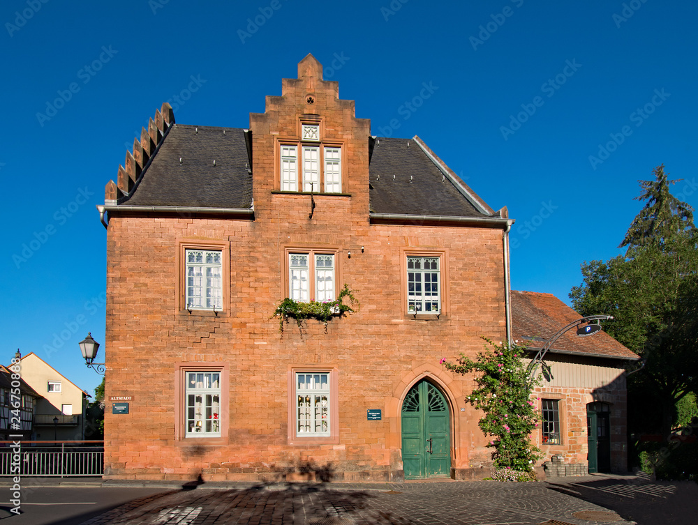 In der Altstadt von Büdingen in der Wetterau, Hessen, Deutschland In der Altstadt von Büdingen in der Wetterau, Hessen, Deutschland
