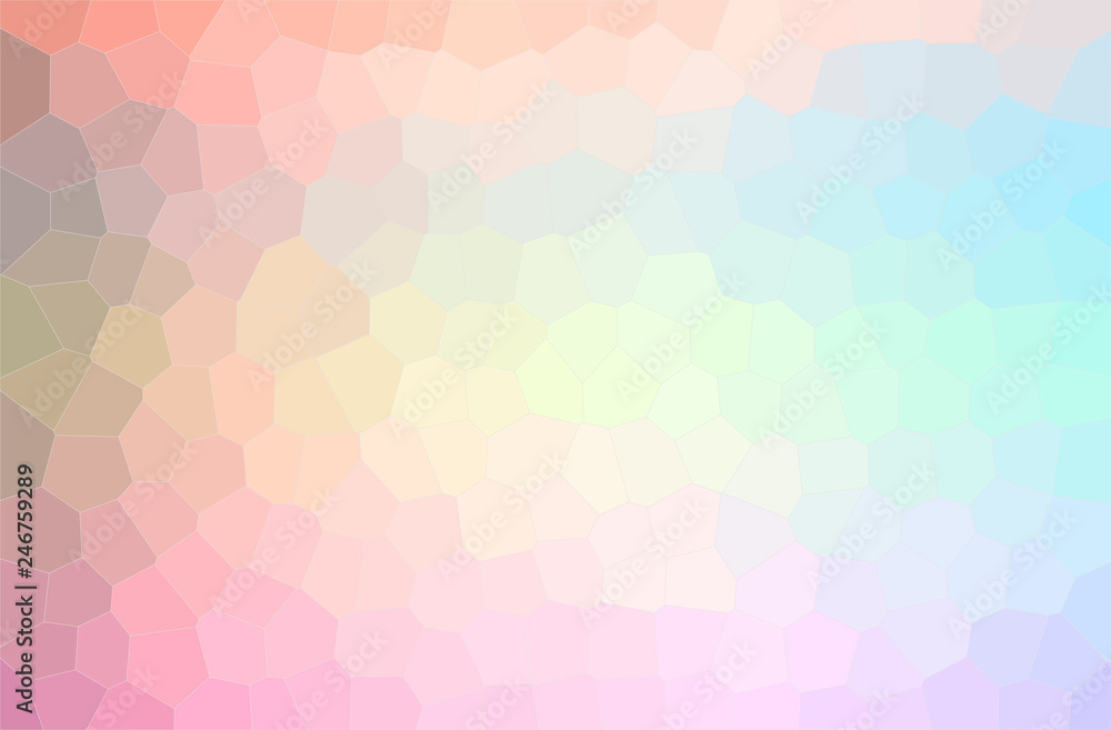 Abstract illustration of red Middle size Hexagon background Abstract illustration of red Middle size Hexagon background