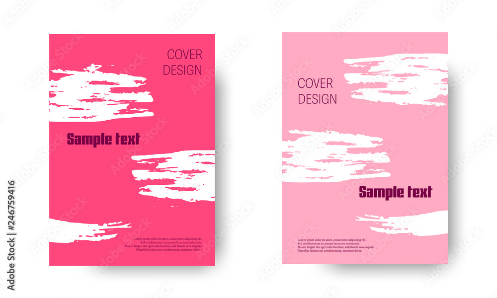 Modern book cover design