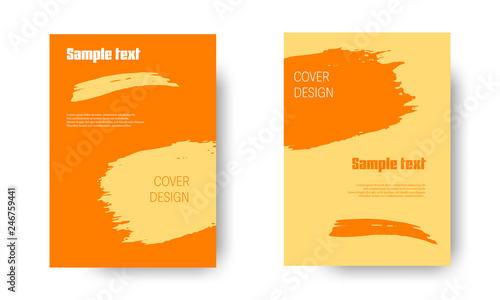 Modern book cover design