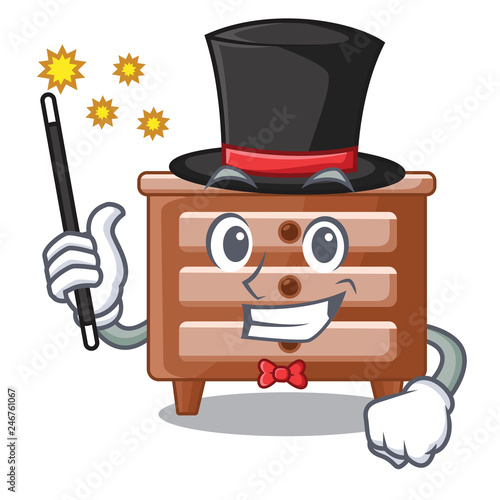 Magician shape of bedside table shape funny