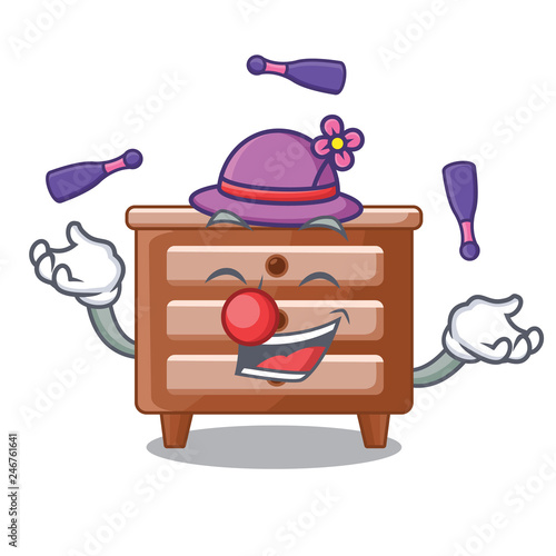 Juggling shape of bedside table shape funny