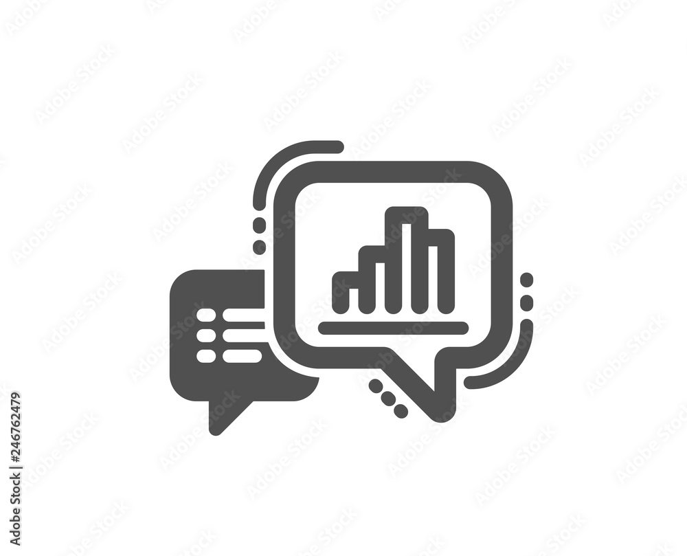 Graph icon. Column chart sign. Growth diagram symbol. Quality design element. Classic style icon. Vector Graph icon. Column chart sign. Growth diagram symbol. Quality design element. Classic style icon. Vector
