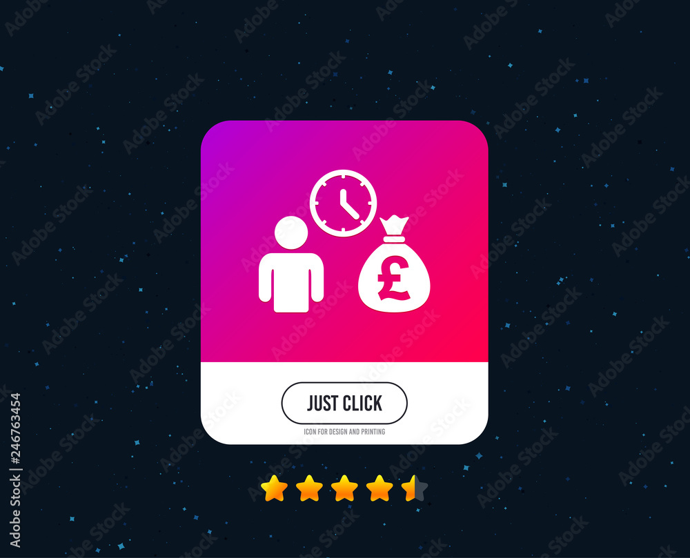 Bank loans sign icon. Get money fast symbol. Borrow money. Web or internet icon design. Rating stars. Just click button. Vector Bank loans sign icon. Get money fast symbol. Borrow money. Web or internet icon design. Rating stars. Just click button. Vector