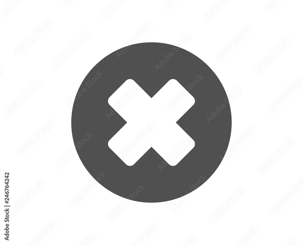 Delete icon. Remove sign. Cancel or Close symbol. Quality design element. Classic style icon. Vector Delete icon. Remove sign. Cancel or Close symbol. Quality design element. Classic style icon. Vector