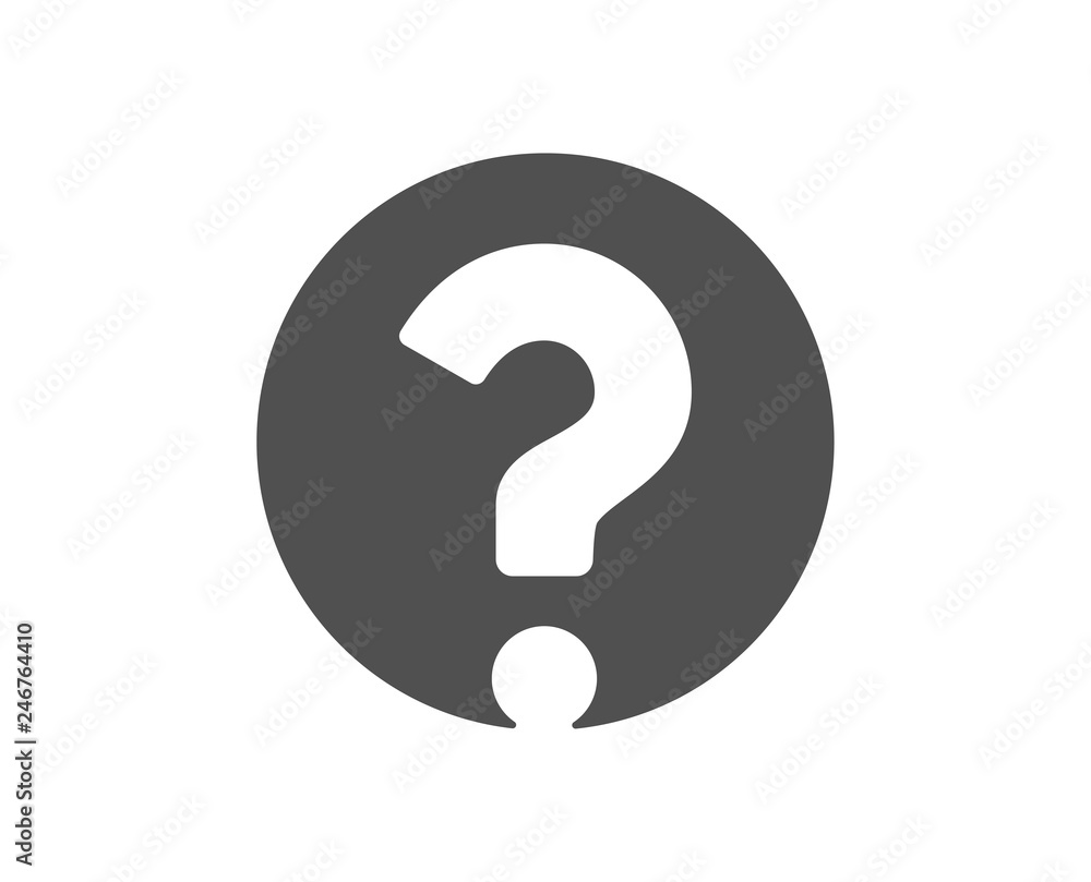 Question mark icon. Support help sign. FAQ symbol. Quality design element. Classic style icon. Vector Question mark icon. Support help sign. FAQ symbol. Quality design element. Classic style icon. Vector
