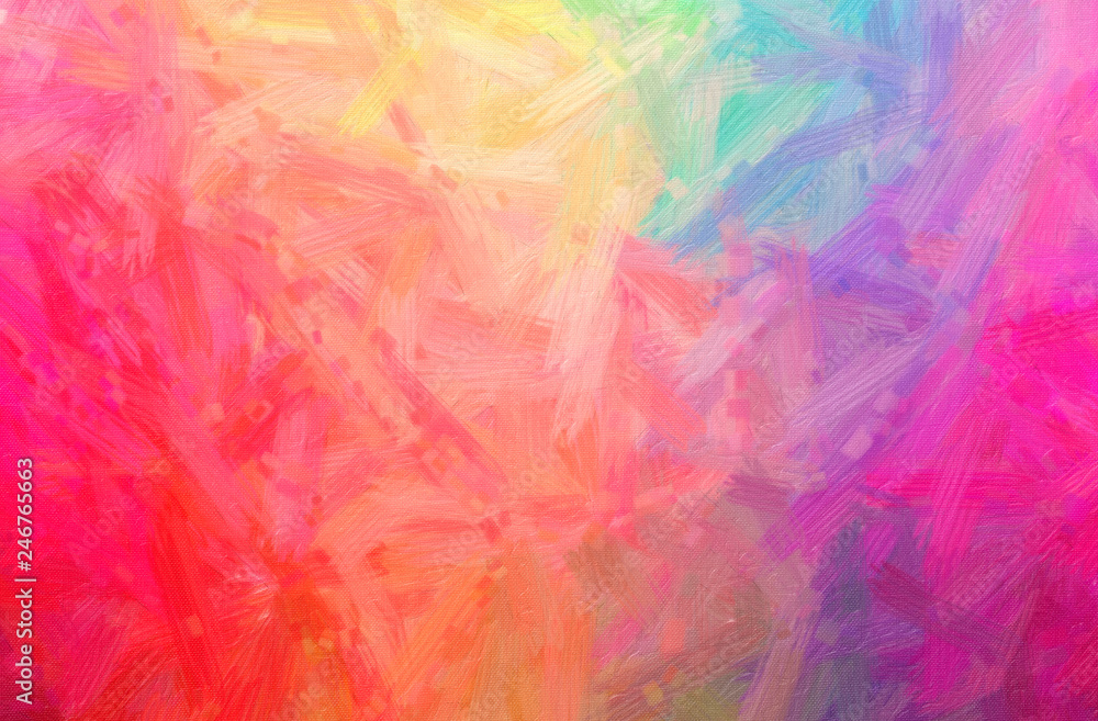 Abstract illustration of red Bristle Brush Oil Paint background Abstract illustration of red Bristle Brush Oil Paint background