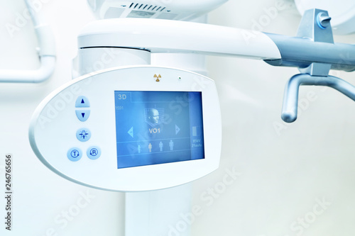 Medical equipment: an orthopantomograph, a dental panoramic X-ray machine