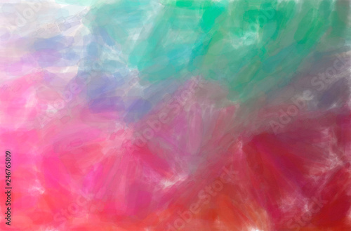 Abstract illustration of pink Watercolor background