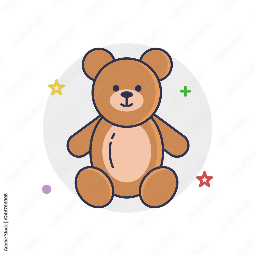 Dools icon | Children Toys - with Outline Filled Style Dools icon | Children Toys - with Outline Filled Style