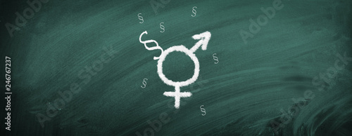 Symbols for female, male, gender and paragraph