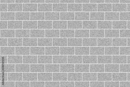 Gray brick wall abstract background. Texture of bricks. Vector illustration