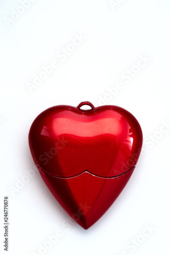 Red Heart shape love flash drive © 1981 Rustic Studio