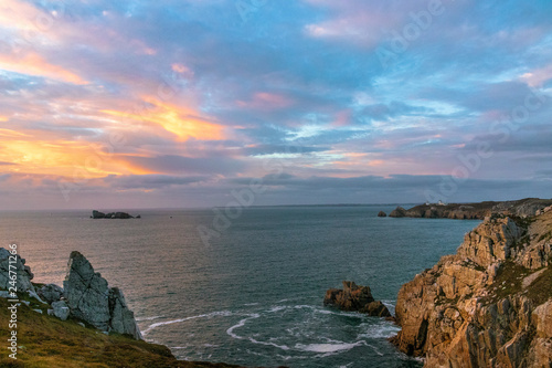 Bretagne - Küste - Sonnenuntergang - Halbinsel © claudia
