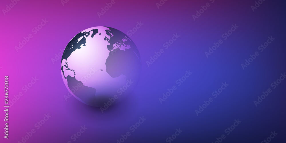 Earth Globe Design - Global Business, Technology, Globalisation Concept, Vector Template Earth Globe Design - Global Business, Technology, Globalisation Concept, Vector Template