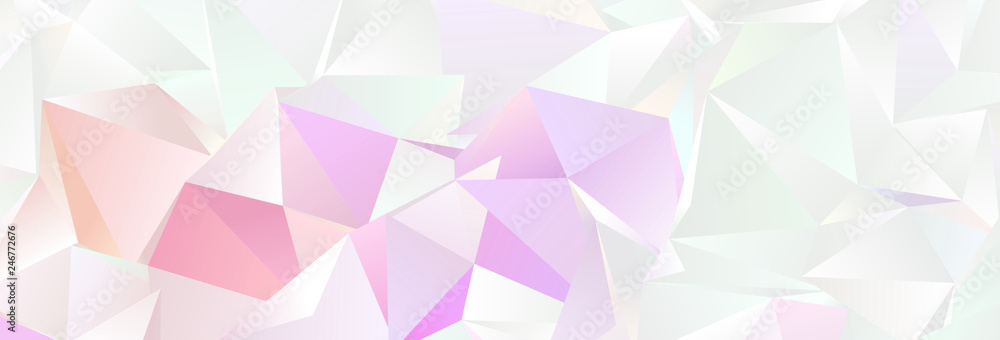 Fototapeta premium Triangular 3d, modern background