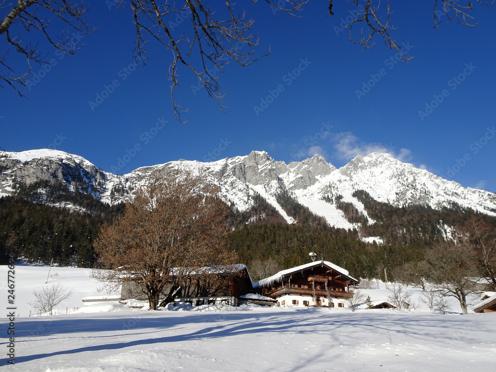 winter landscape in Tyrol - Winterlandschaft in Tirol