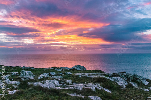 Bretagne - Küste - Sonnenuntergang - Halbinsel